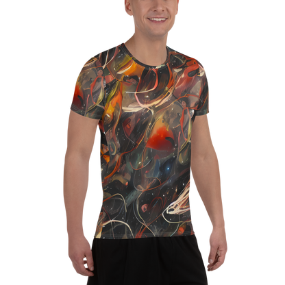 Men's Athletic T-Shirt - Temporal Vortex