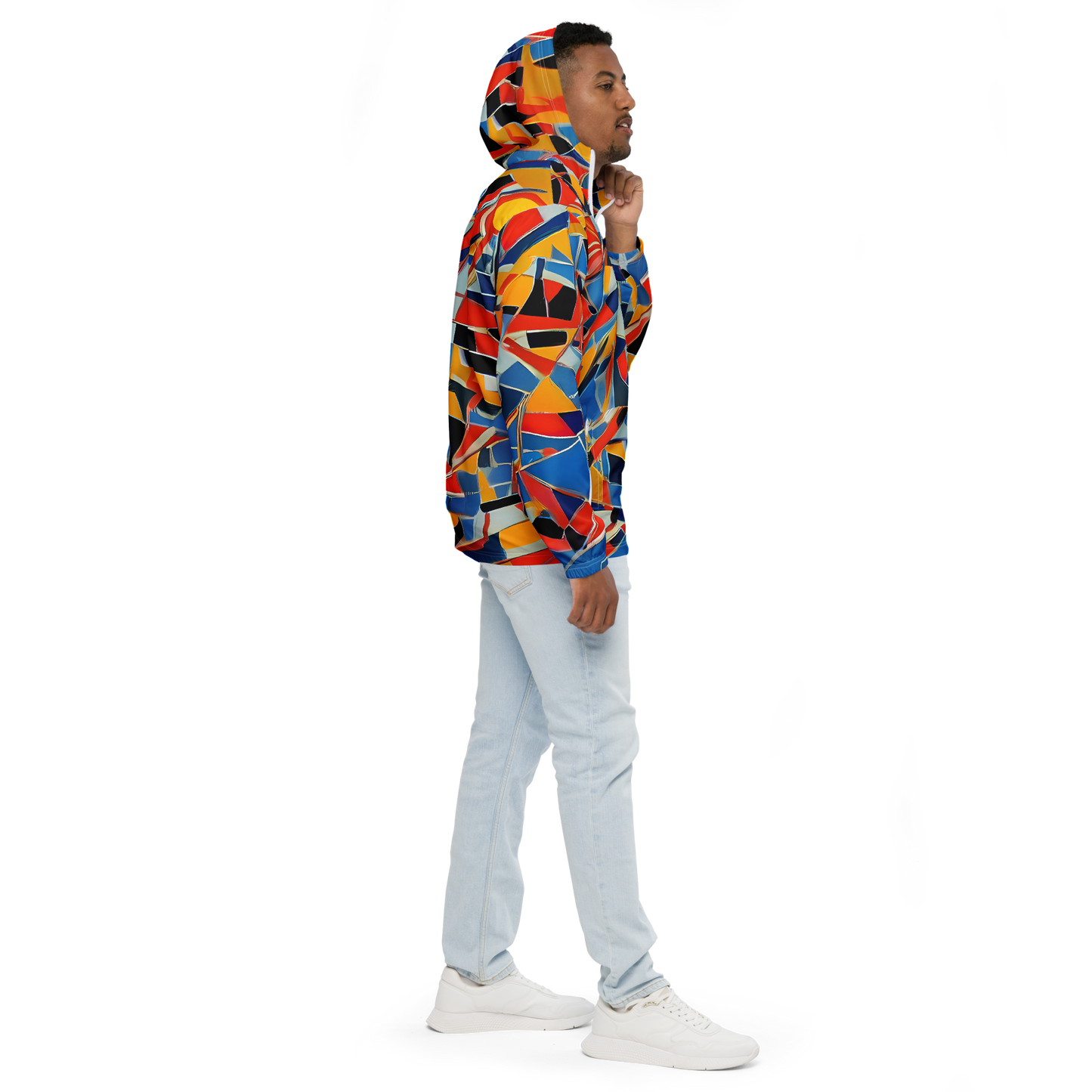 Men's Windbreaker - Abstract Mingle