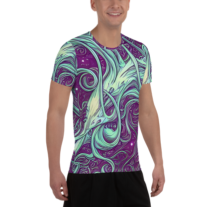 Men's Athletic T-Shirt - Temple Swirls