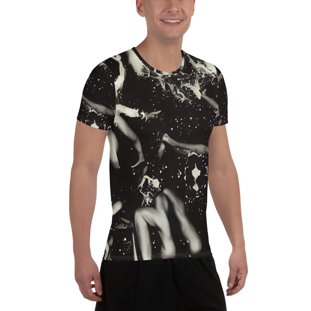 Men's Athletic T-Shirt - Newton's Silhouette