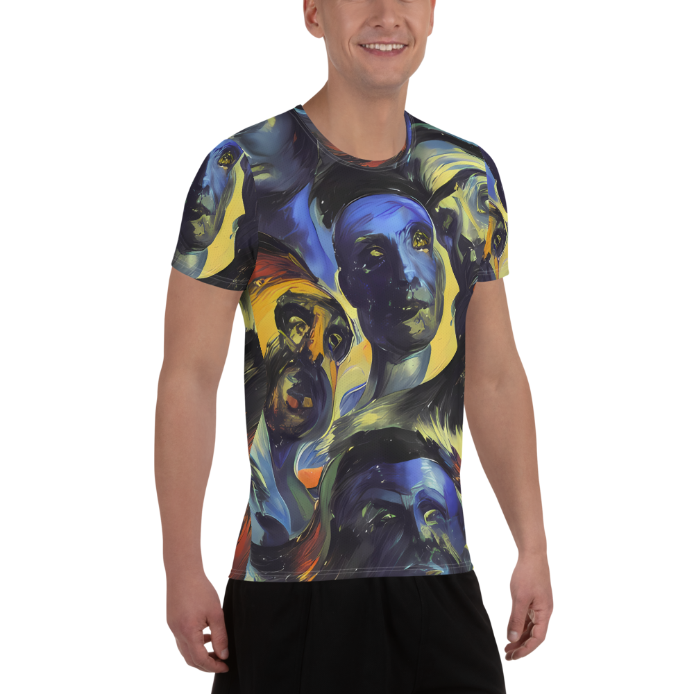 Men's Athletic T-Shirt - Cosmic Visages