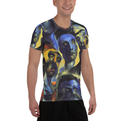 Men's Athletic T-Shirt - Cosmic Visages