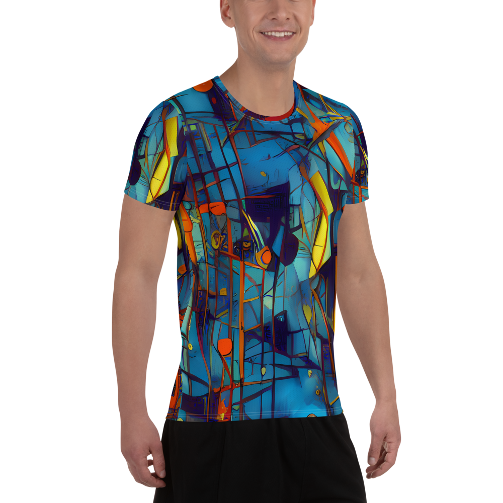 Men's Athletic T-Shirt - Abstract Eddy