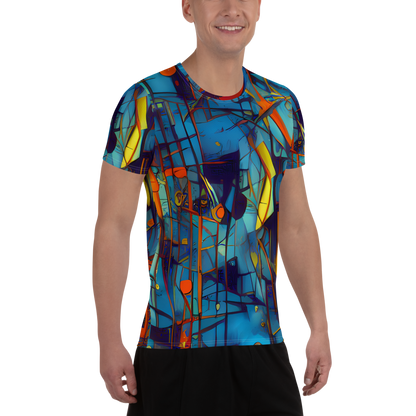 Men's Athletic T-Shirt - Abstract Eddy