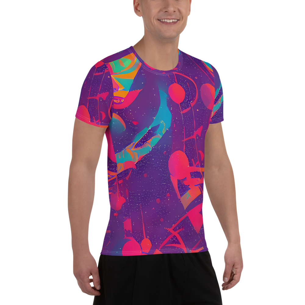 Men's Athletic T-Shirt - Spheric Rhapsody