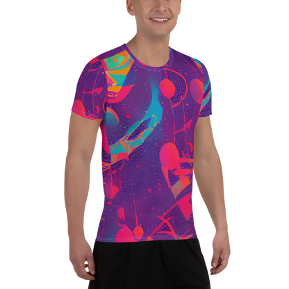 Men's Athletic T-Shirt - Spheric Rhapsody