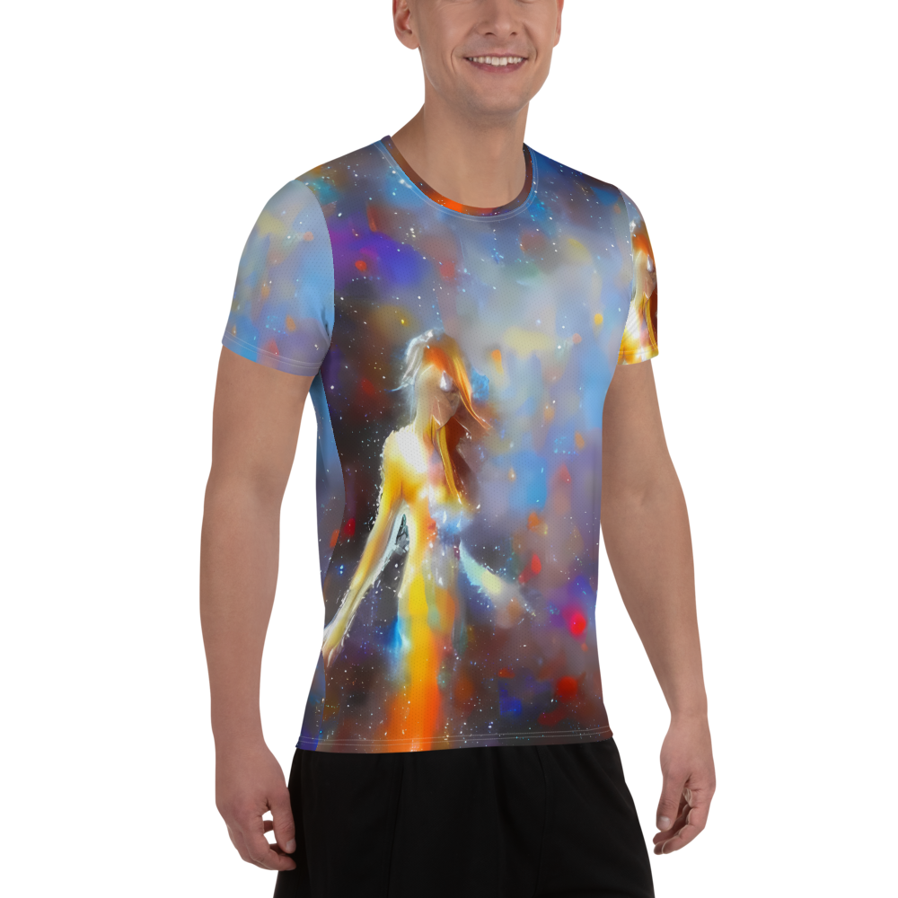 Men's Athletic T-Shirt - Impressionist Drift