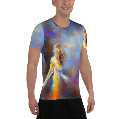 Men's Athletic T-Shirt - Impressionist Drift