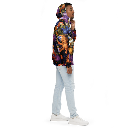 Men's Windbreaker - Blooming Cosmos