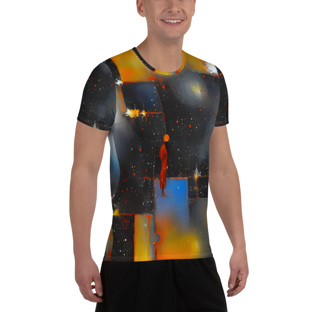 Men's Athletic T-Shirt - Monet's Matrix