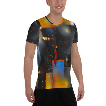 Men's Athletic T-Shirt - Monet's Matrix