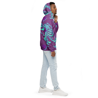 Men's Windbreaker - Neon Drift