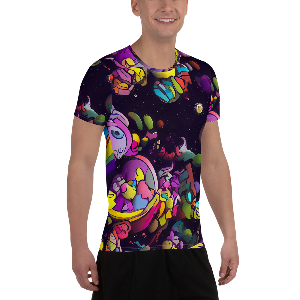 Men's Athletic T-Shirt - Galactic Playground