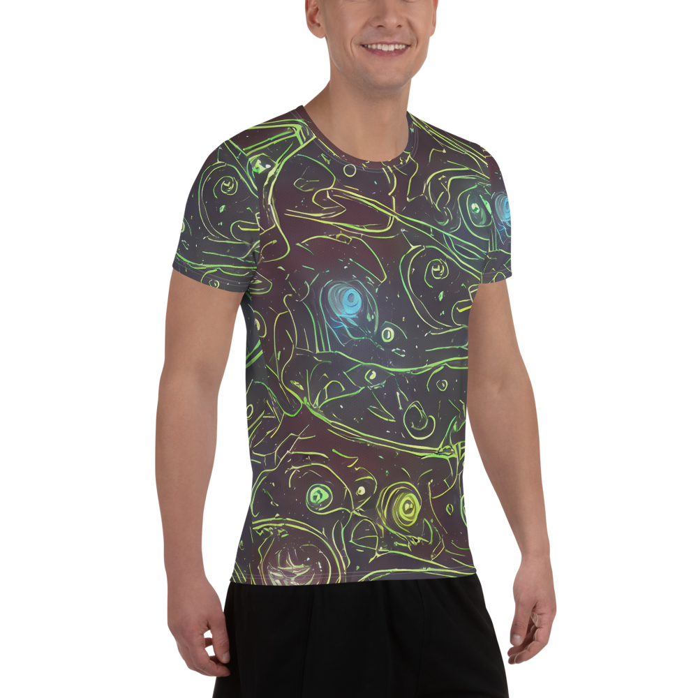 Men's Athletic T-Shirt - Starfield Scrolls