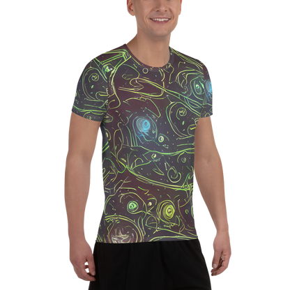 Men's Athletic T-Shirt - Starfield Scrolls