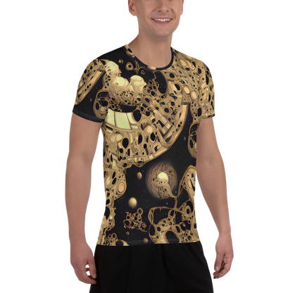 Men's Athletic T-Shirt - Baroque Orbit