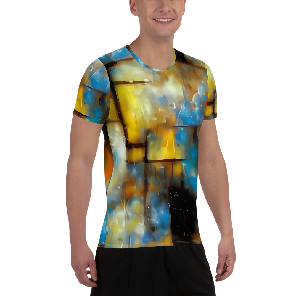 Men's Athletic T-Shirt - Kohn Cubism