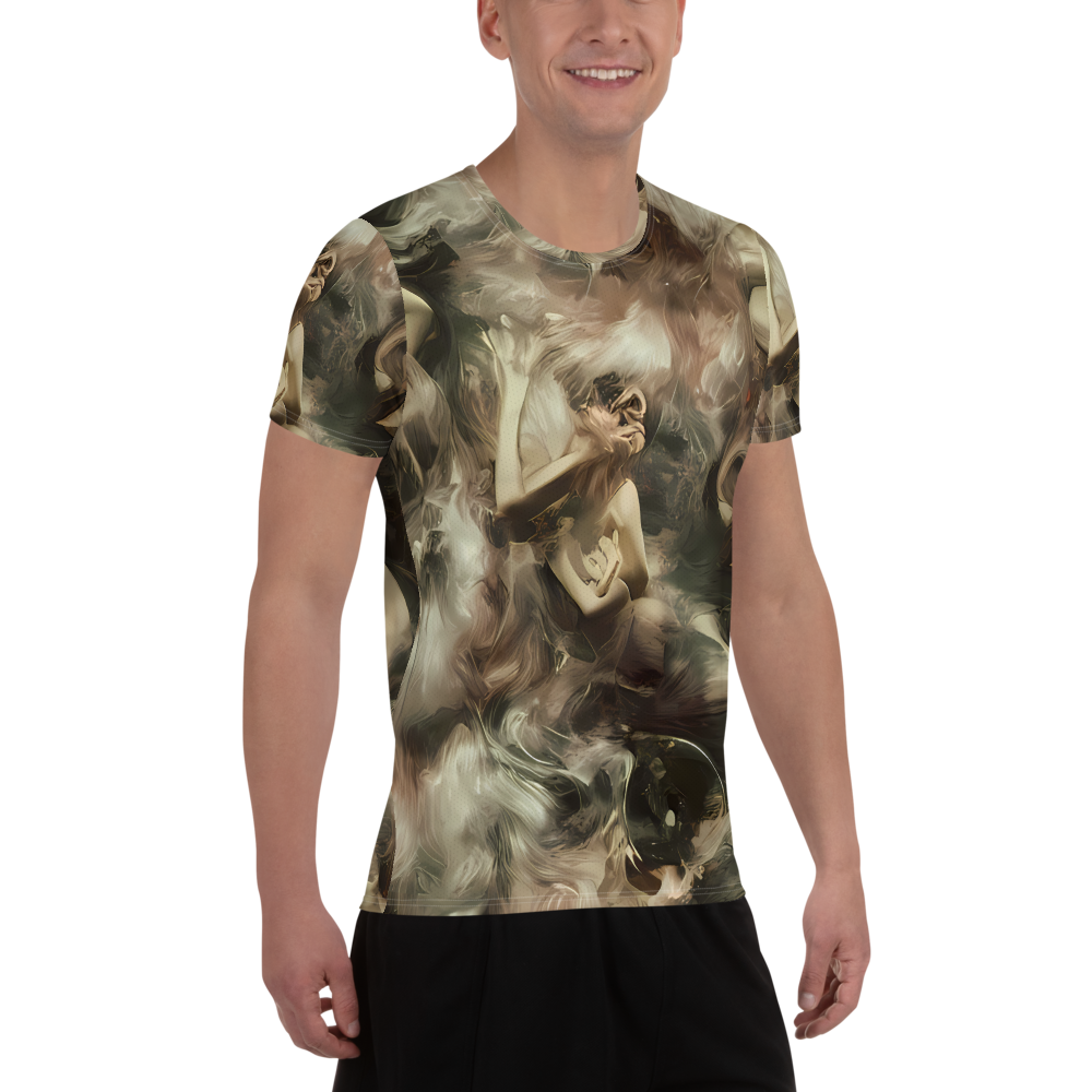 Men's Athletic T-Shirt - Ceramic Swirl