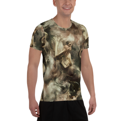 Men's Athletic T-Shirt - Ceramic Swirl