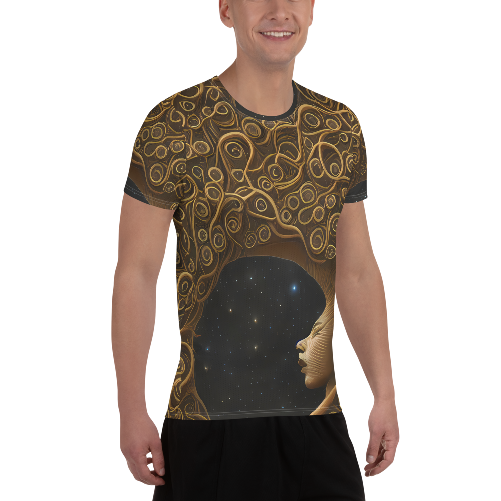 Men's Athletic T-Shirt - Ethereal Coils