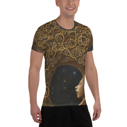 Men's Athletic T-Shirt - Ethereal Coils