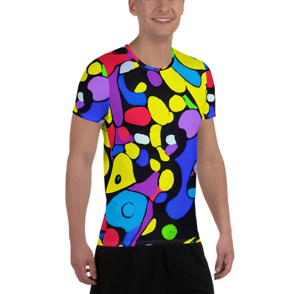 Men's Athletic T-Shirt - Miró's Mosaic