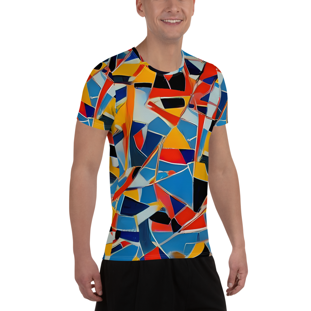 Men's Athletic T-Shirt - Abstract Mingle