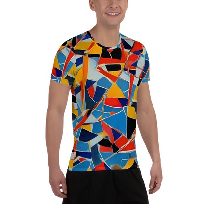 Men's Athletic T-Shirt - Abstract Mingle