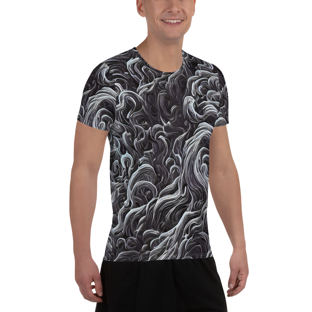 Men's Athletic T-Shirt - Savrasov Swirls