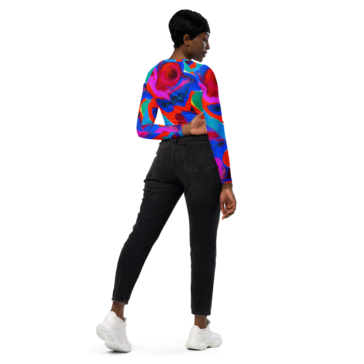 Long Sleeve Crop Top - Irvin Rhapsody