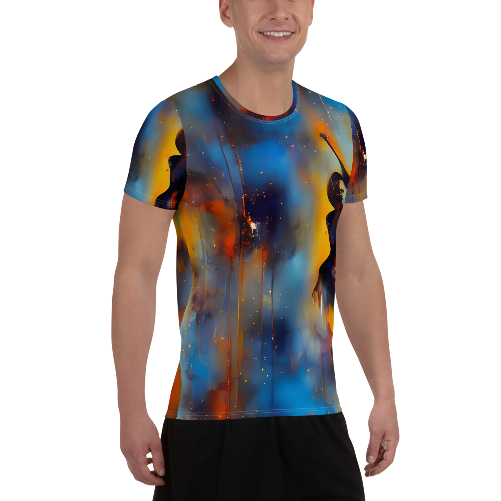 Men's Athletic T-Shirt - Cobalt Vogue