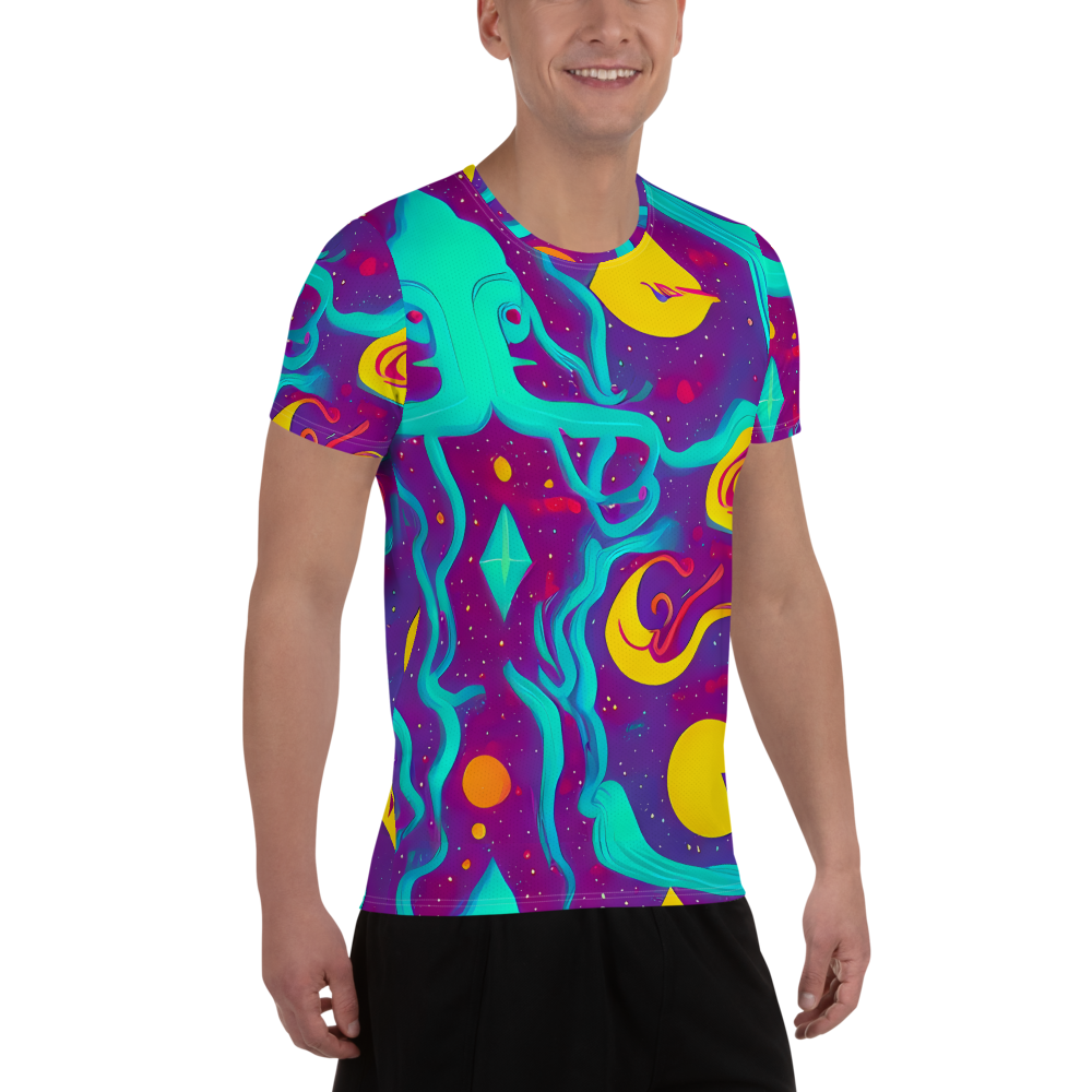 Men's Athletic T-Shirt - Cosmic Current