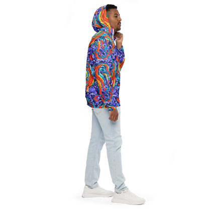 Men's Windbreaker - Galactic Waves