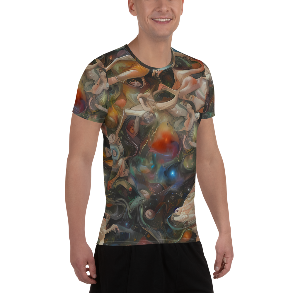 Men's Athletic T-Shirt - Copper Swirl