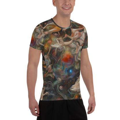 Men's Athletic T-Shirt - Copper Swirl