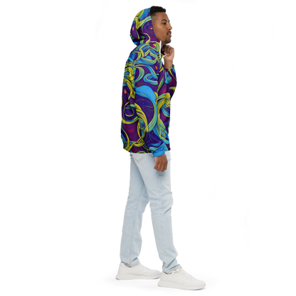 Men's Windbreaker - Stellar Swirls