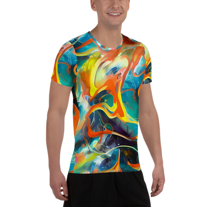 Men's Athletic T-Shirt - Cecily’S Swirl