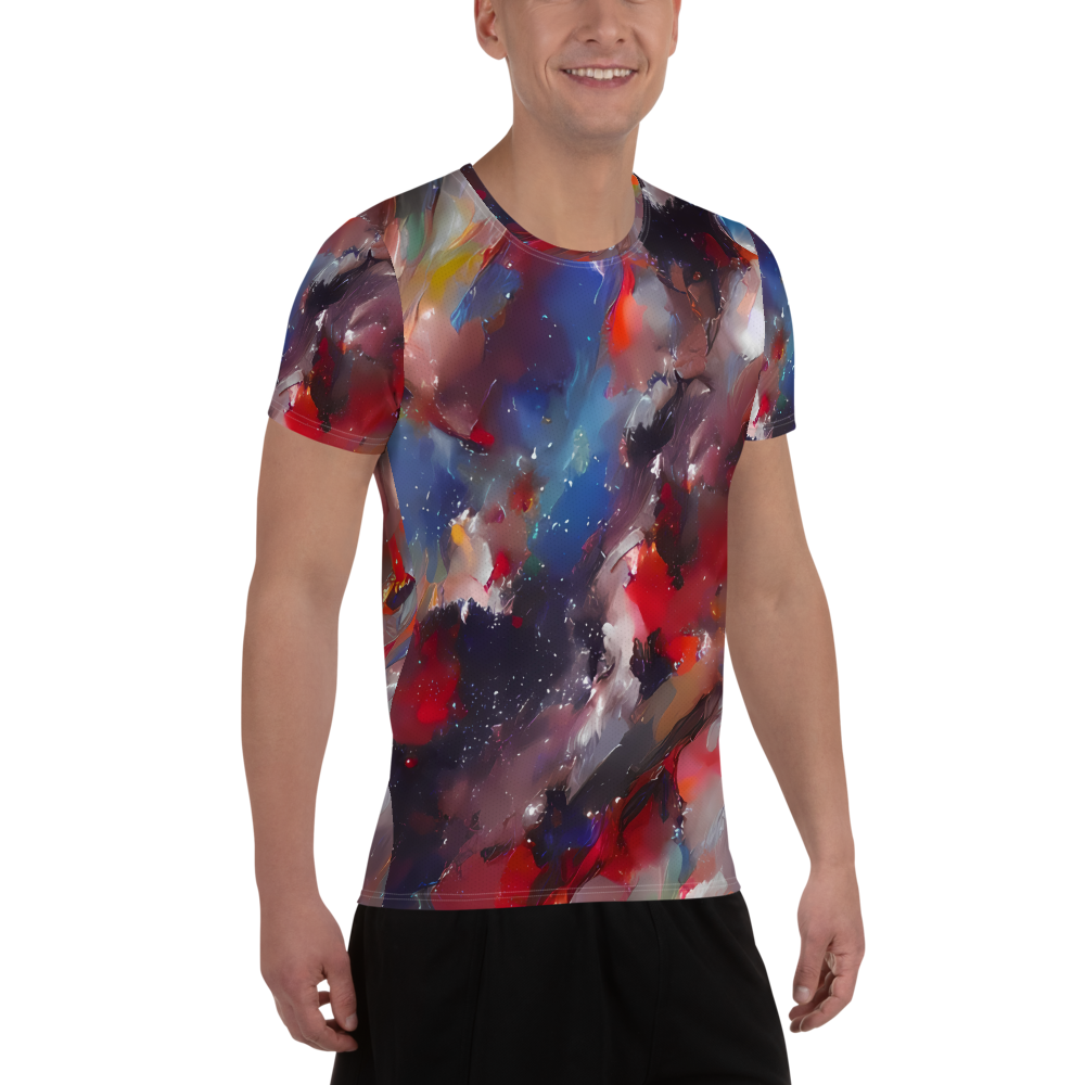 Men's Athletic T-Shirt - Passionate Brush