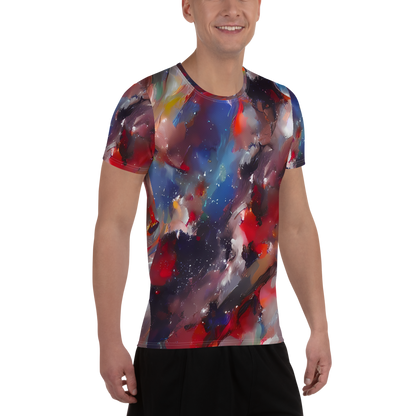 Men's Athletic T-Shirt - Passionate Brush