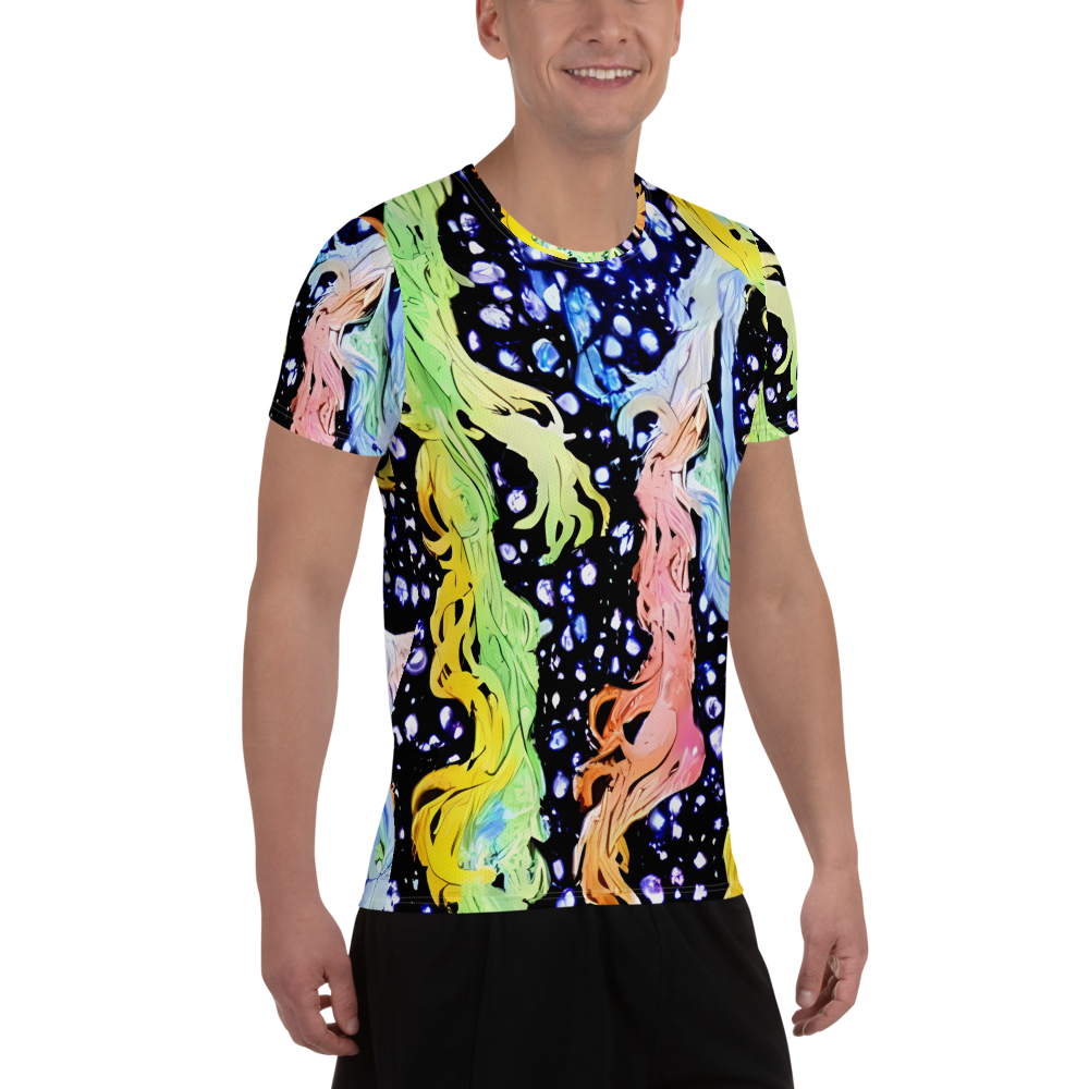 Men's Athletic T-Shirt - Celestial Serenade