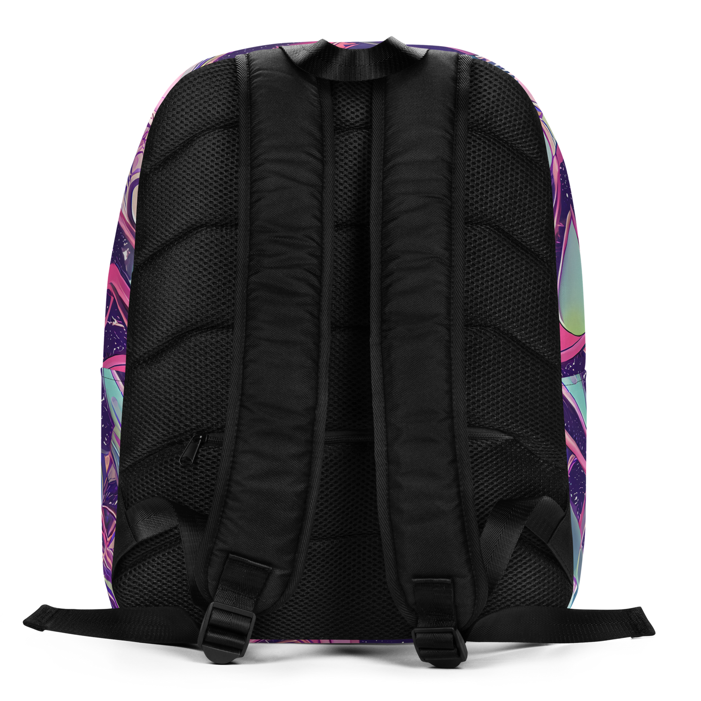 Minimalist Backpack - Neo-Tokyo Twirl