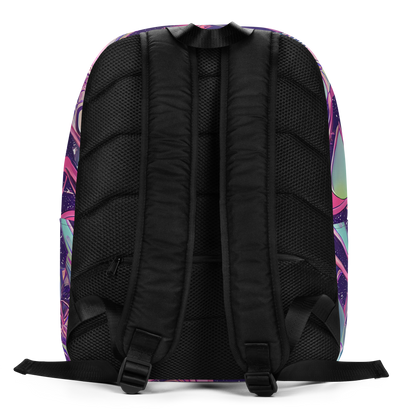 Minimalist Backpack - Neo-Tokyo Twirl